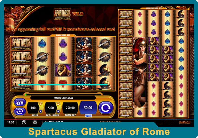 Automaty Gladiators Zrzut ekranu