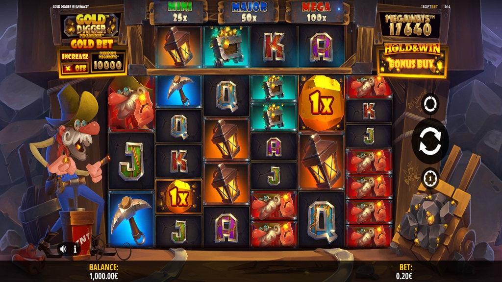 Gehen Sie fÃ¼r das Gold! Spielautomaten Screenshot