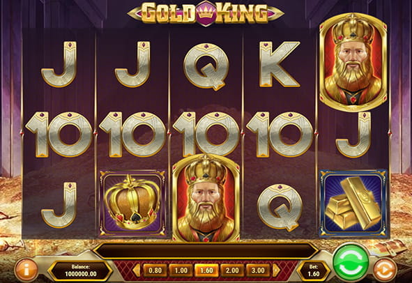 Gold King spilleautomat Skjermbilde