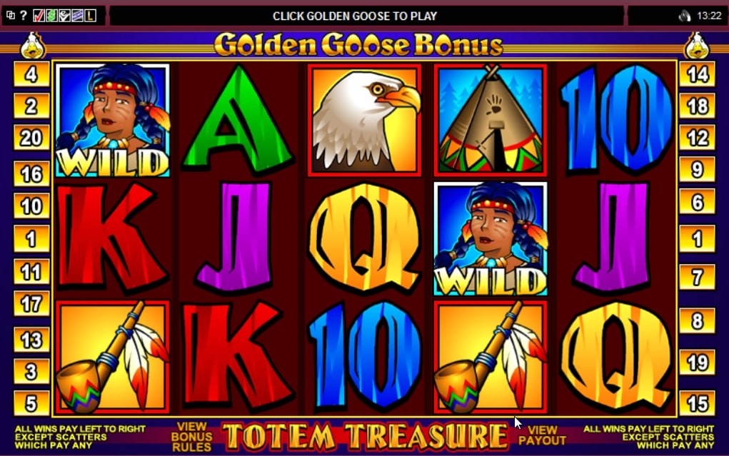 Golden Goose - Totems Treasure Schermata