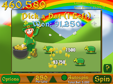 Goldene Kleeblatt Spielautomat Screenshot