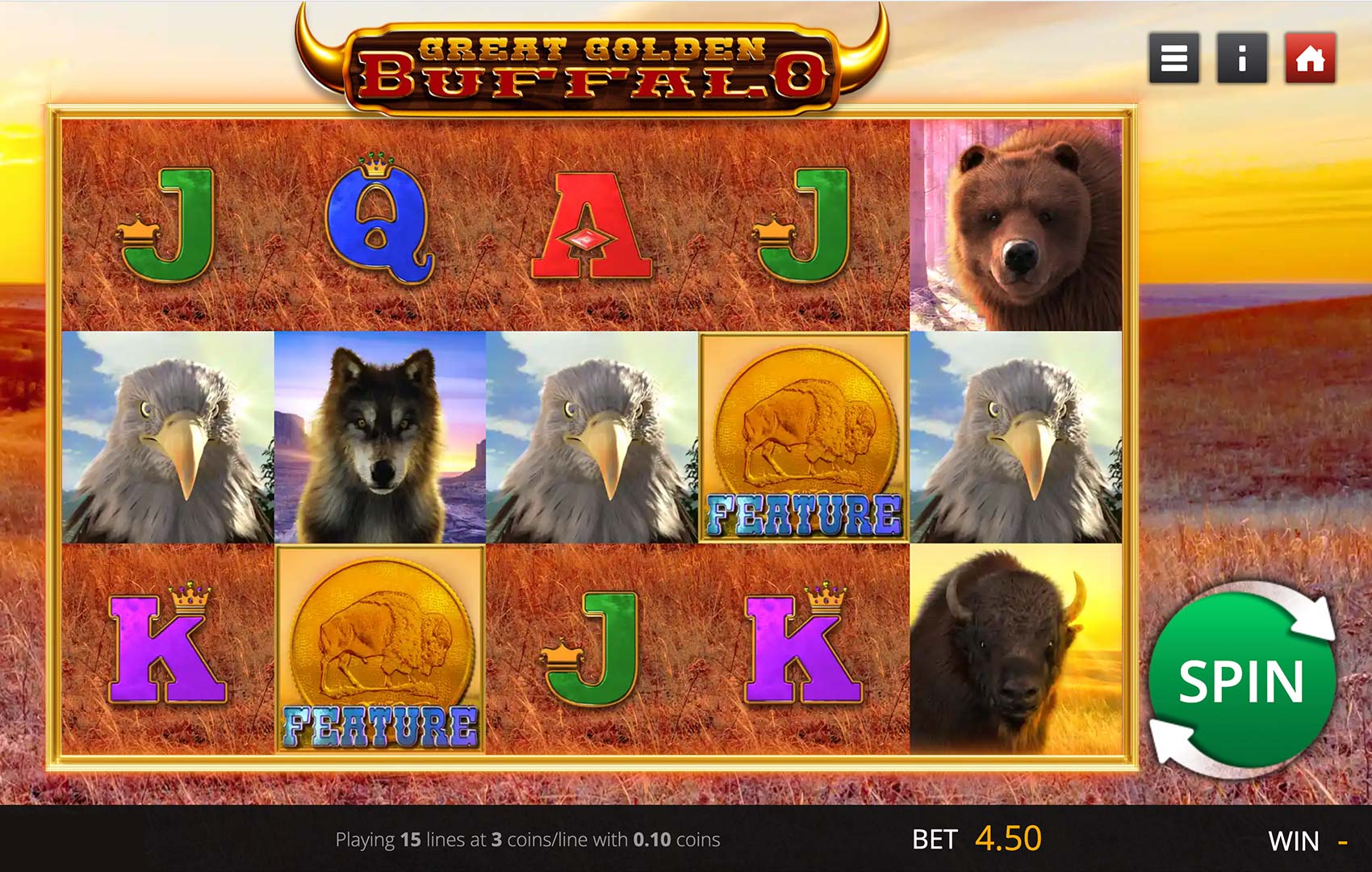 Great Golden Buffalo Screenshot