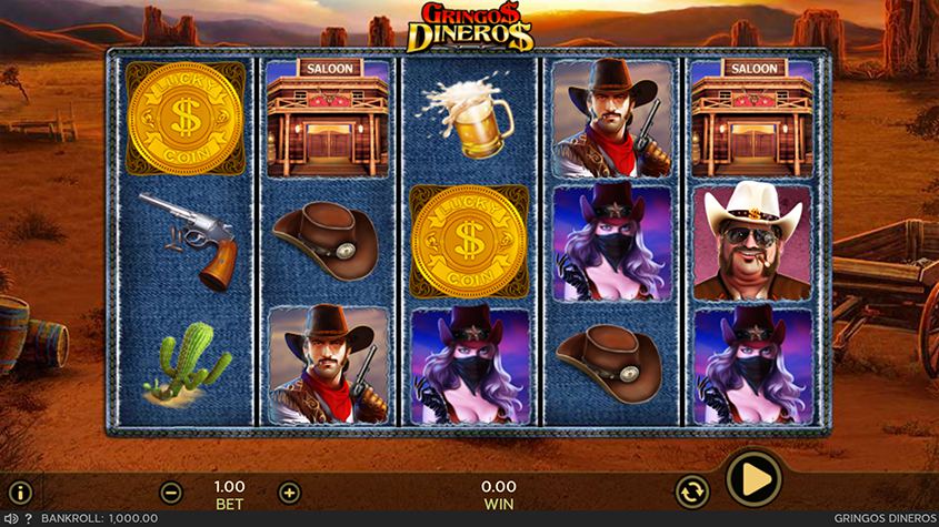 Gringos Dineros to popularny automat do gry w kasynach. Zrzut ekranu