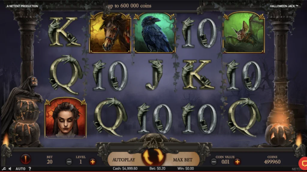 Halloween Spielautomat Screenshot