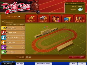 Carrera de caballos Captura de pantalla