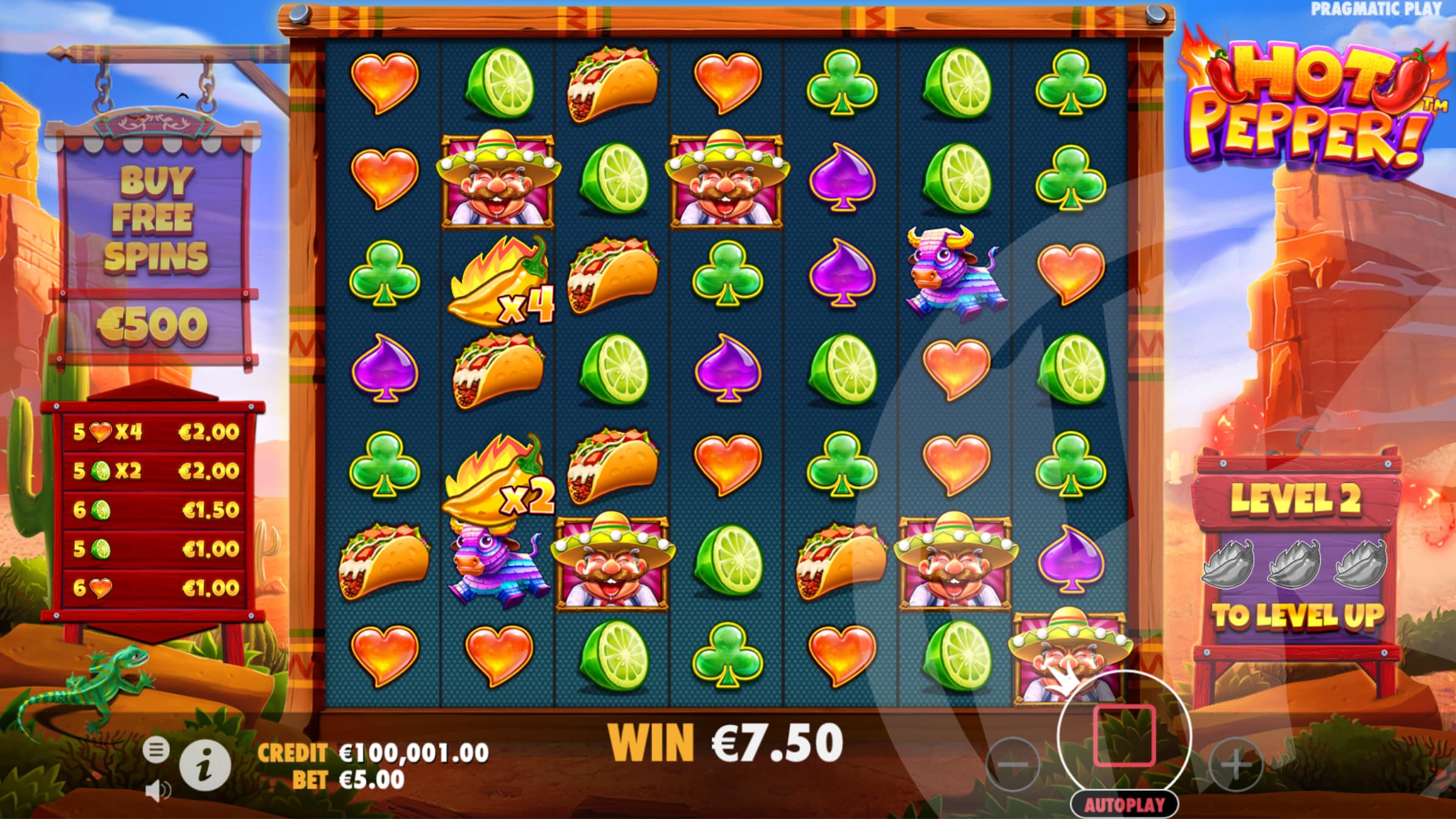 Hot Peppers Slot Screenshot