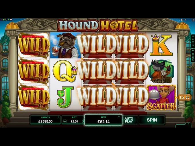 Hound Hotel Slots Screenshot