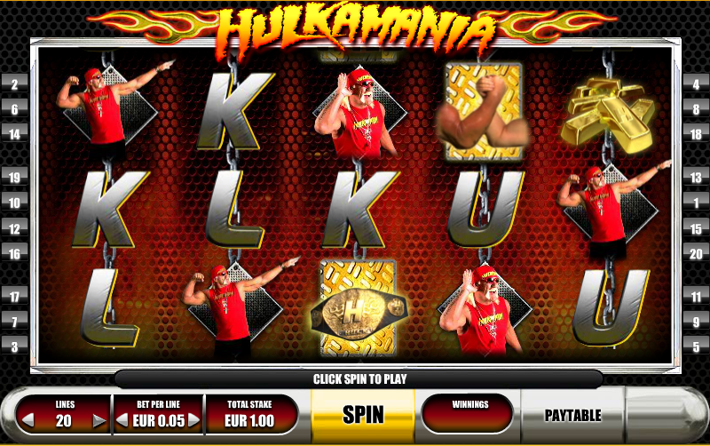 Hulkamania Slots Screenshot