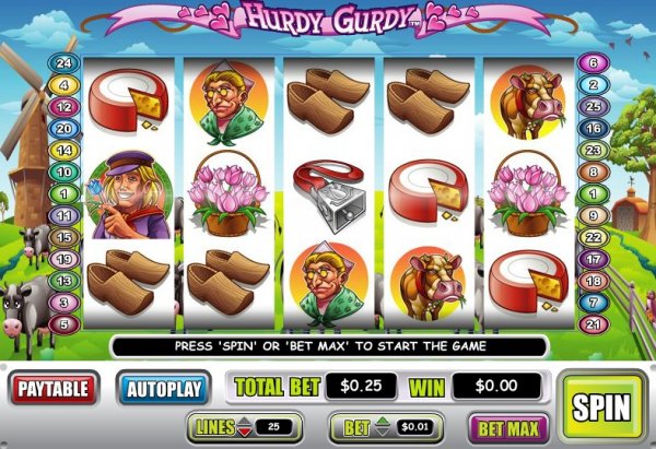Hurdy Gurdy Slots Screenshot