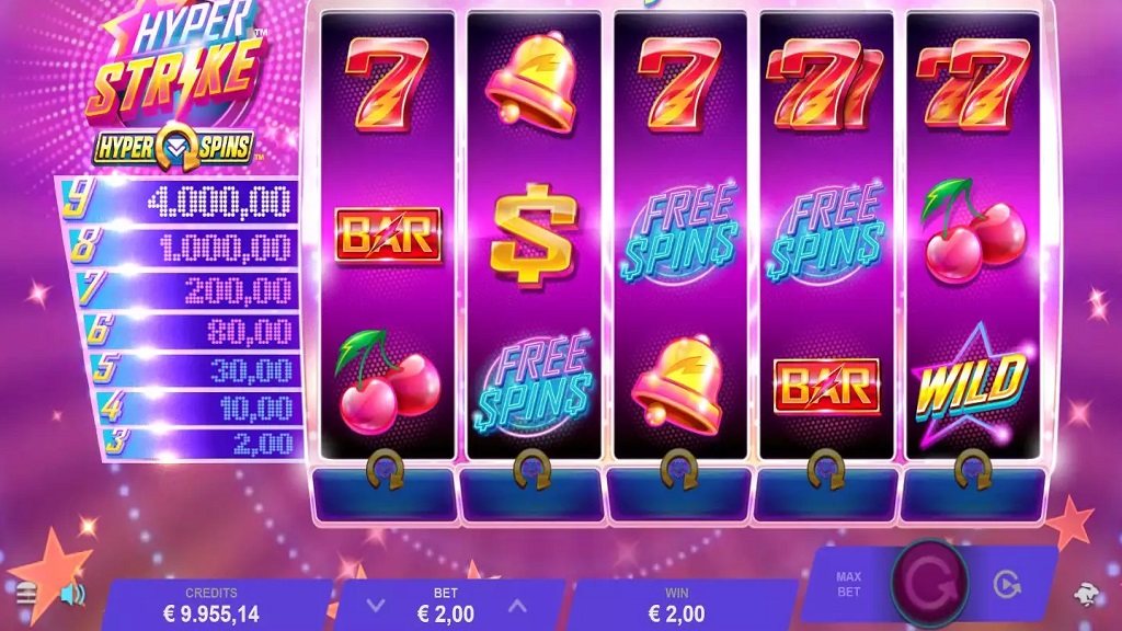Hyper Strike is a website about casinos. Zrzut ekranu
