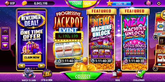 Jackpot Times V.I.P. Machines Ã  sous Capture d'écran