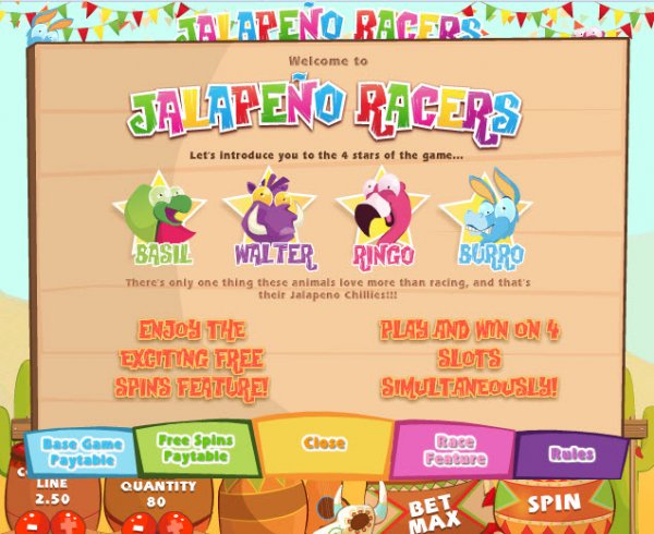Jalapeno Racers Schermata