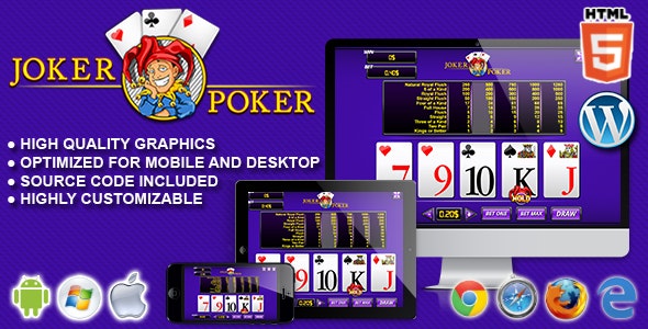 Joker-Poker-Spiel Screenshot