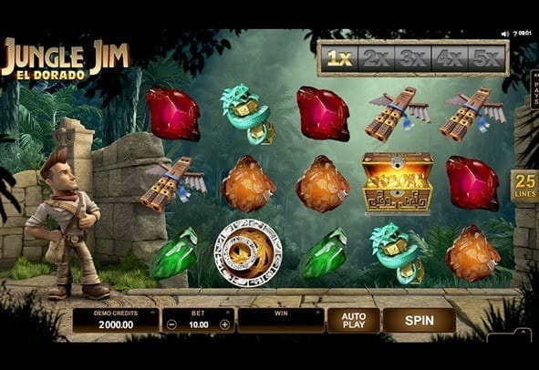Jungle Jim El Dorado Zrzut ekranu