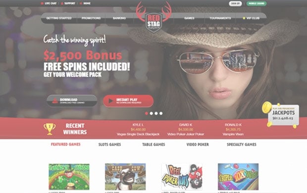 Es un sitio web sobre casinos. Captura de pantalla