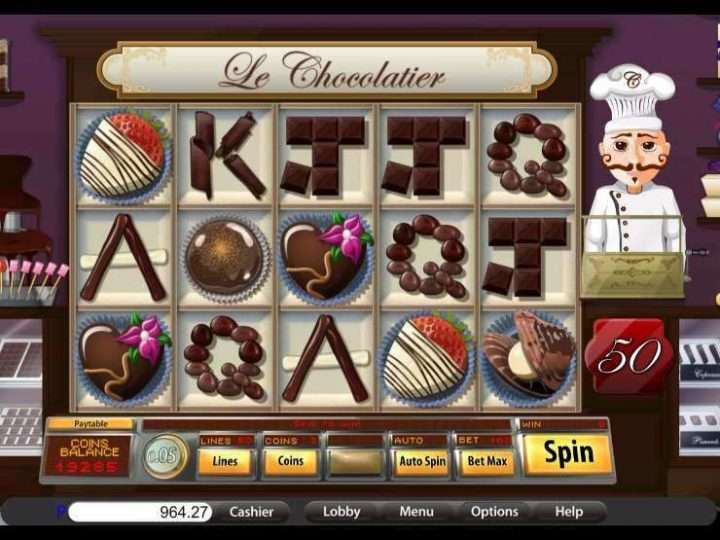 Automat do gier Le Chocolatier Zrzut ekranu