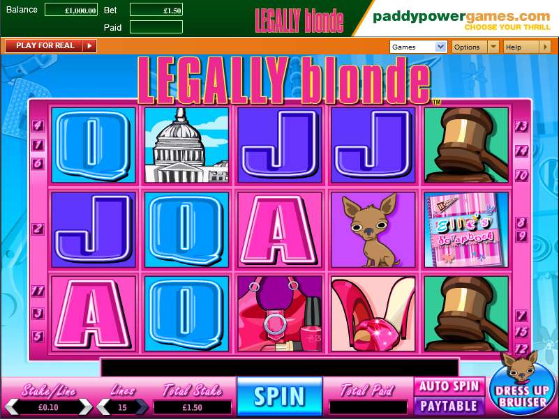 Legally Blonde-Spielautomat Screenshot