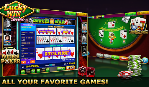 GlÃ¼cklicher Gewinn Bonus Poker Screenshot