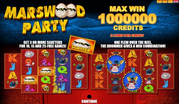 Marshwood Party Slot Review Captura de tela