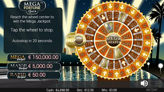 Automaty Mega Fortune Wheel Zrzut ekranu