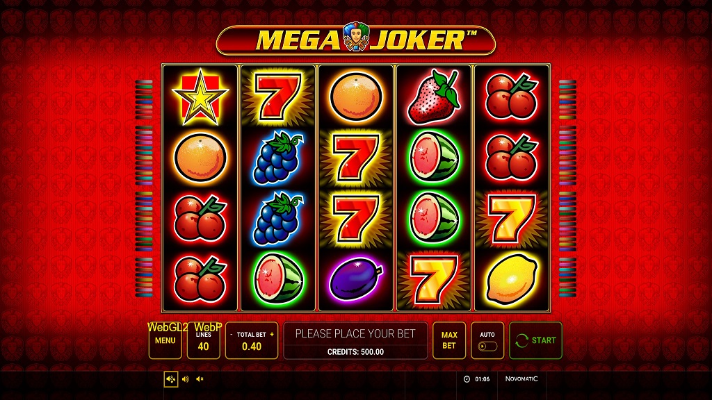 Mega Joker Spielautomaten Screenshot