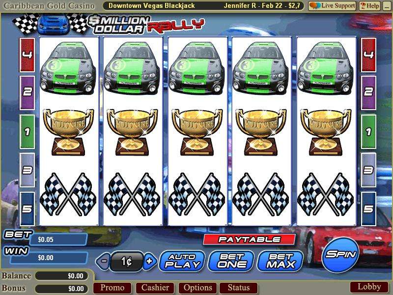 Automaty Million Dollar Rally Zrzut ekranu