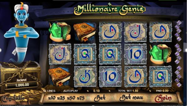 Miljonair Genie Slot Screenshot