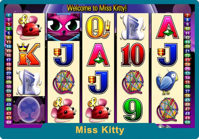 Miss Kitty Spilleautomater Skjermbilde
