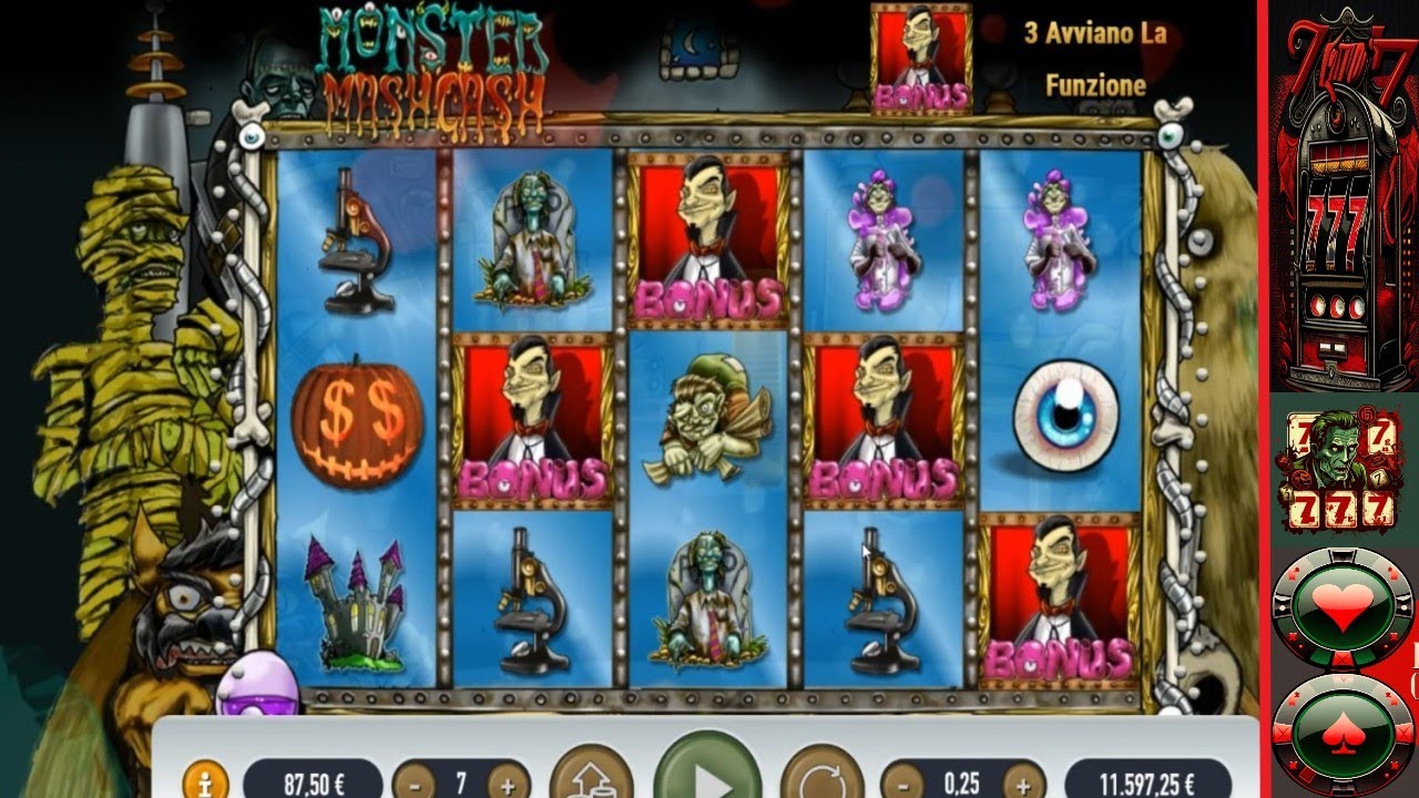Monster Bash Slot Captura de pantalla