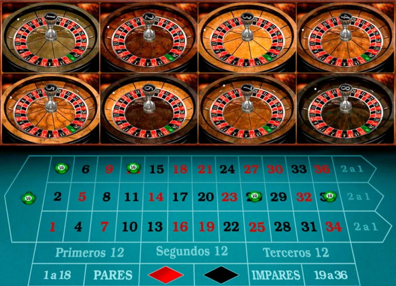 Serie Oro de Ruleta de MÃºltiples Ruedas Captura de pantalla