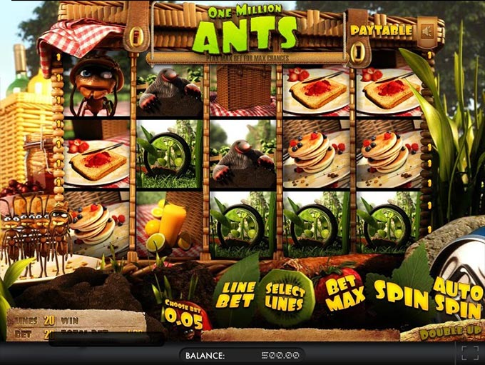 Slot One Million Ants Schermata