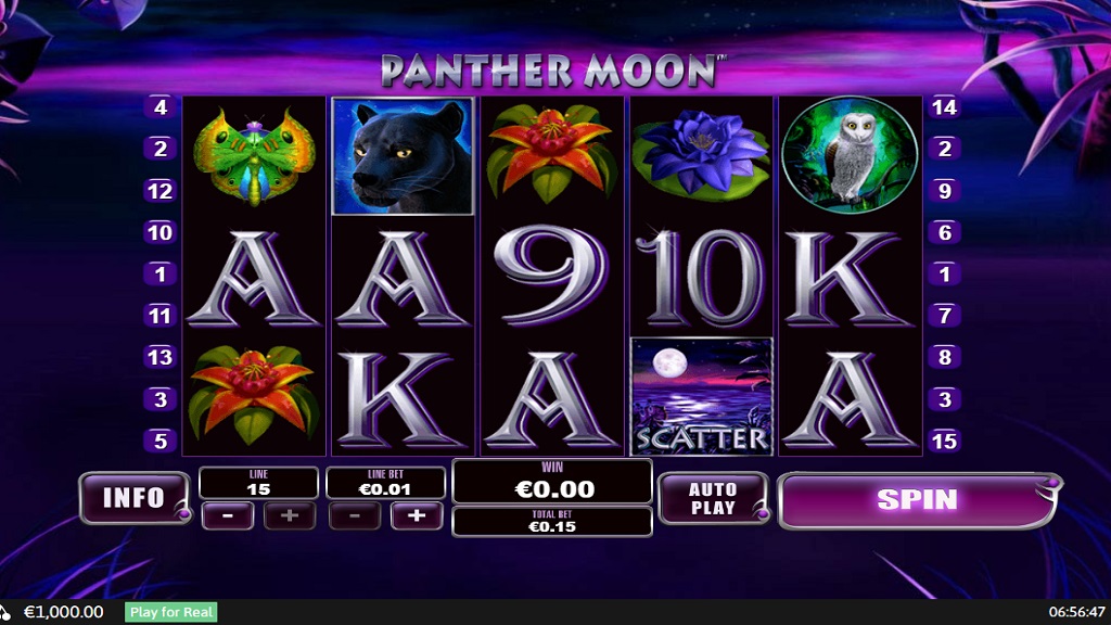 Panther Moon to polska wersja gry w kasynie online. Zrzut ekranu