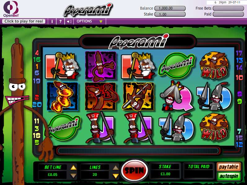 Peperami Spielautomaten Screenshot