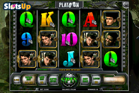 Platoon Spielautomaten Screenshot