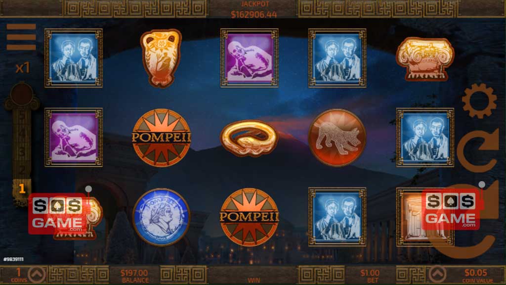 Pompeii Spielautomaten Screenshot