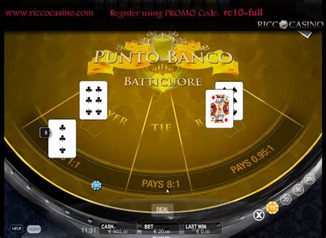 Punto Banco Batticuore Pro Ã¨ un sito web dedicato ai casinÃ². Schermata