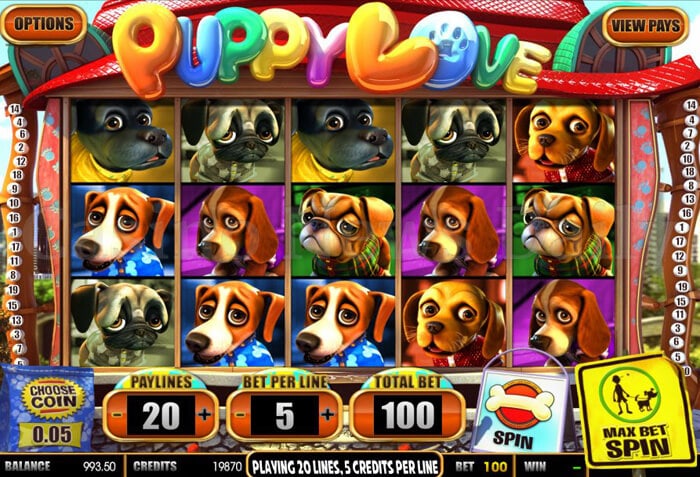Puppy Love Slot Screenshot