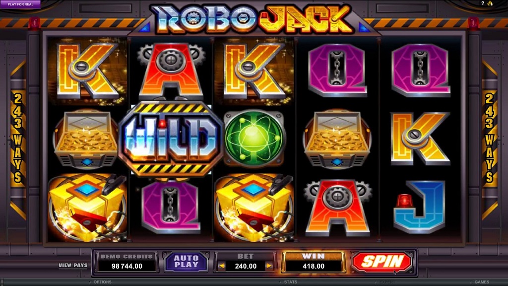 RoboJack Spielautomat Screenshot