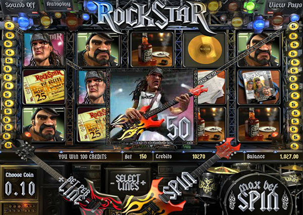 RockStar Riches Progressif Capture d'écran