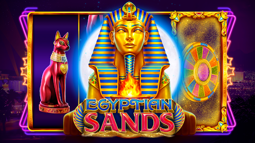 Slot delle sabbie d'Egitto. Schermata