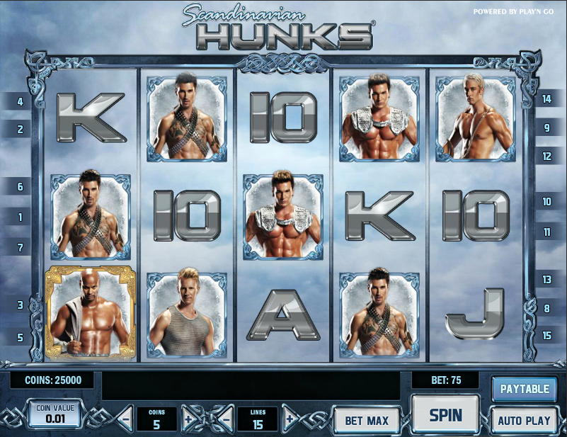 Scandinavian Hunks-Spiel Screenshot