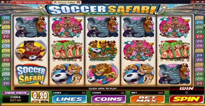 Soccer Safari is a website about casinos. Capture d'écran