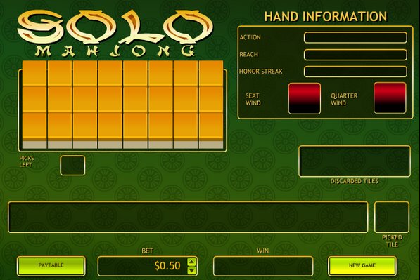 Solo Mahjong Aziatisch Spel Screenshot