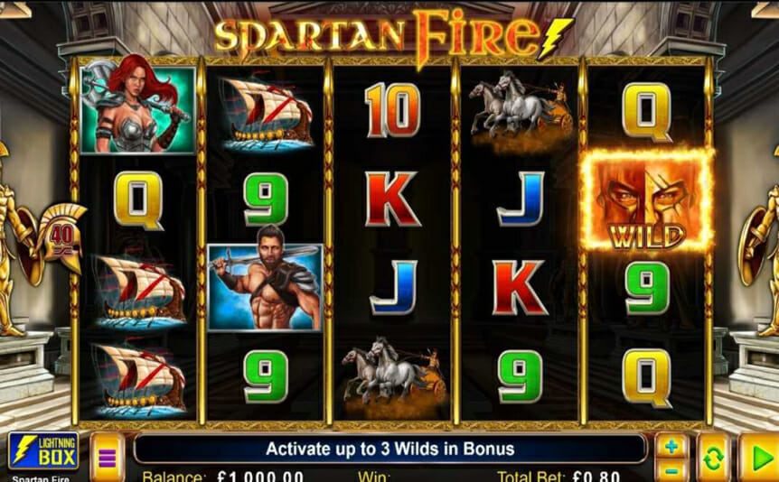 Spartan Slots Captura de pantalla