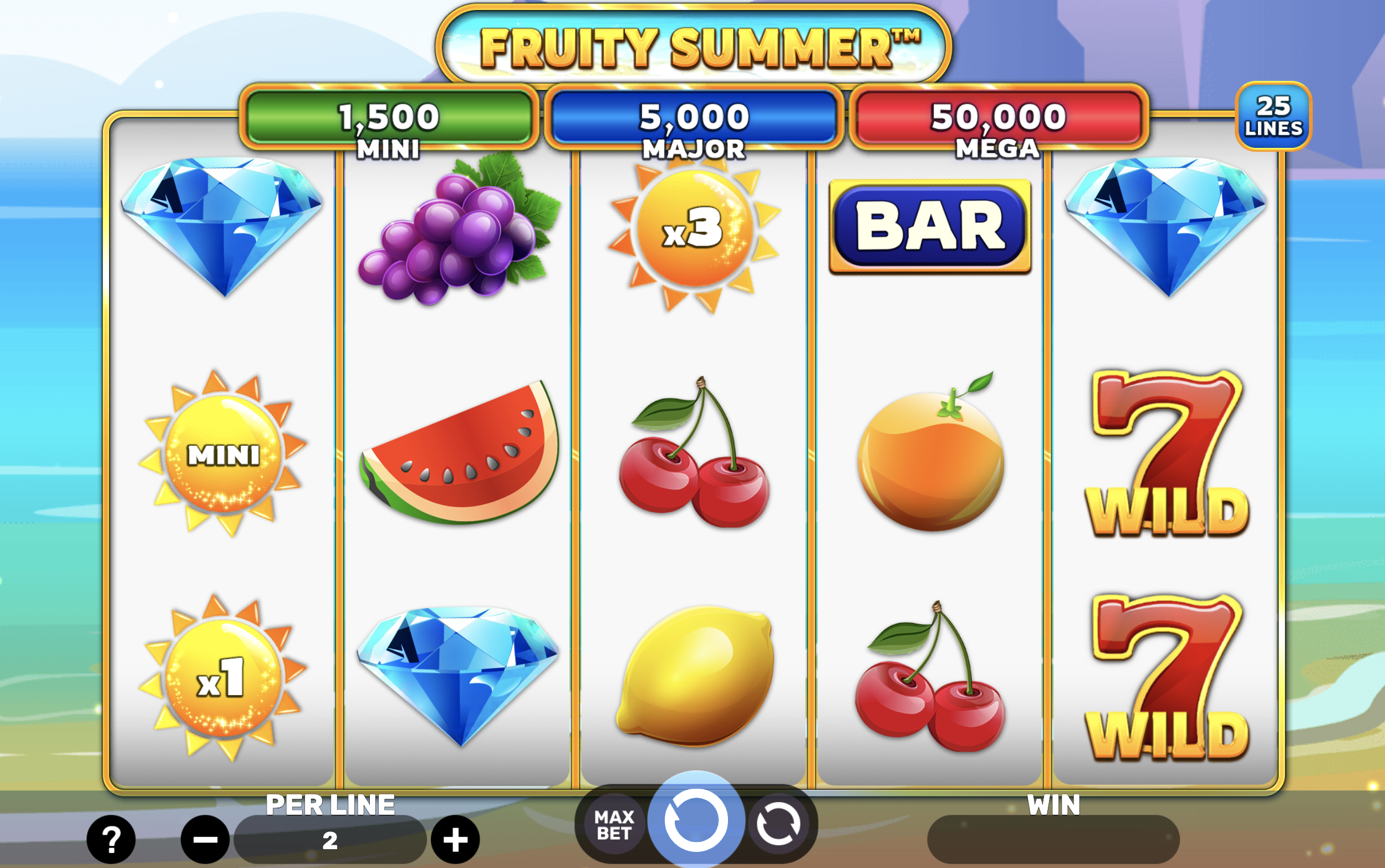 Sommer SpaÃŸ Spielautomat Screenshot
