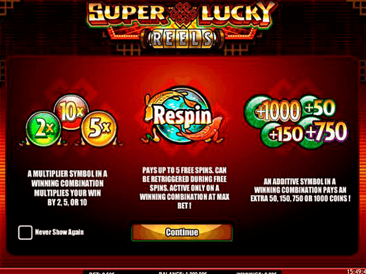 Super Lucky Reels Captura de pantalla