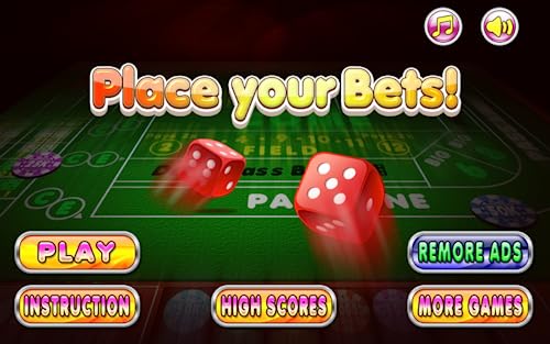 Ð Ð¾ÑÐºÐ¾ÑˆÐ½Ð¾Ðµ Ð¸Ð·Ð´Ð°Ð½Ð¸Ðµ Ð¸Ð³Ñ€Ñ‹ Craps Скриншот