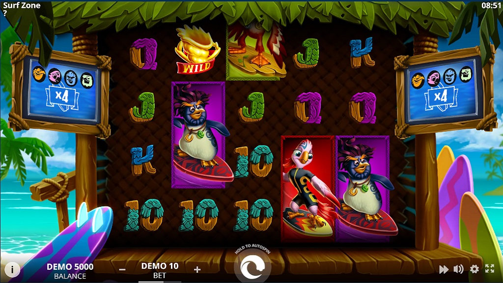 Automat do gry Surf Safari Zrzut ekranu
