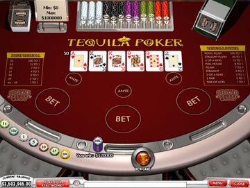 Tequila Poker Zrzut ekranu