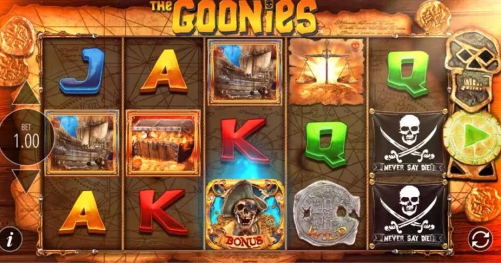 The Goonies Zrzut ekranu